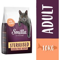 Smilla Grain Free Sterilised med lax - 10 kg