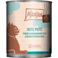 6x800g MjAMjAM pur plaisir de la viande bonne dinde pure nourriture pour chat humide