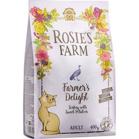 400g Adult dinde, patates douces Rosie's Farm - Croquettes pour chat