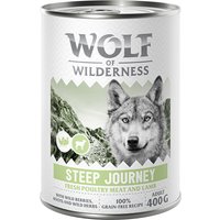Wolf of Wilderness Adult “Expedition” 6 x 400 g pour chien - Steep Journey - volaille, agneau