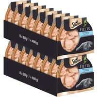 Ekonomipack: Sheba Fine Filets 32 x 60 g - Vitfisk