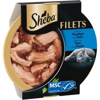 Sheba Fine Filets 16 x 60 g - Kyckling & tonfisk