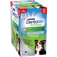 24 bâtonnets PURINA Dentalife ActivFresh à mâcher pour chien de taille moyenne