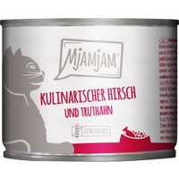 MjAMjAM 6 x 200 g pour chat - cerf, dinde, cranberries