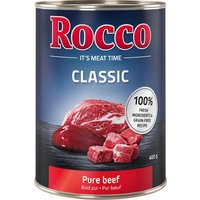 6x400g Rocco Classic pur bœuf - Pâtée pour chien
