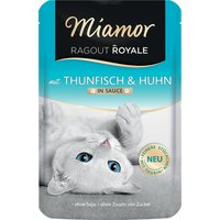 Miamor Ragoût Royal en sauce 22 x 100 g pour chat - thon, poulet