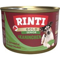 12x185g RINTI Gold Senior lapin - Pâtée pour chien