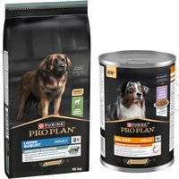 16kg Large Adult Robust Agneau et riz Sensitive Digestion PURINA PRO PLAN croquettes pour chien + 12x400g boîtes offertes !