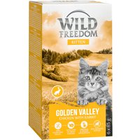 6x85g Wild Freedom Kitten Lapin, poulet nourriture humide pour chat