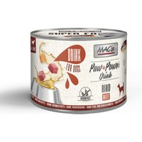 6x185g MAC's Dog Paw Power Drink bœuf aliment complémentaire pour chiens