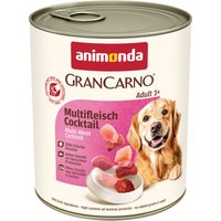 12x800g Original Adult Adult: Multivlees-cocktail animonda GranCarno Hondenvoer