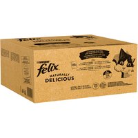 80x80g Mégapack Felix Naturally Delicious saveurs de la campagne - Pâtée pour chat