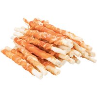 240g Trixie Denta fun rouleaux à mâcher au poulet env. 12cm Friandises pour chiens