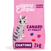 Edgard & Cooper Kitten canard, poulet sans céréales pour chaton - 2 x 2 kg