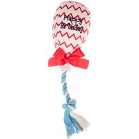 TIAKI Birthday Balloon hundleksak - L 30 x Ø 9 cm