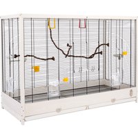 TIAKI Robin XXL gaiola em madeira para pássaros - C 113,5 x L 53 x A 82 cm