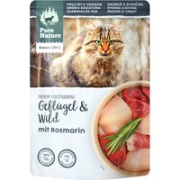 Pure Nature Senior Cat Fjäderfä & vilt - 12 x 85 g