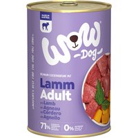 6x 400g WOW agneau adulte nourriture pour chien humide