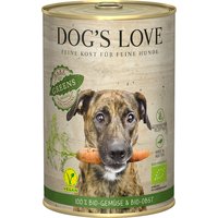 Dog's Love Bio Vegan 24 x 400 g Umido per cane - Greens