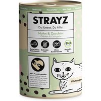 STRAYZ ekologiskt 6 x 400 g - Ekologisk kyckling & ekologisk zucchini