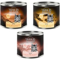 Wild Freedom Kitten 6 x 200 g pour chaton - Lot mixte : 2 x Wild Desert, 2 x Wide Country, 2 x Golden Valley