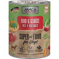 MAC's 6 x 800 g pour chien - bœuf, légumes