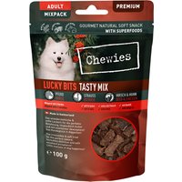 Chewies Lucky Bits Adult pour chien - Tasty Mix 3 x 100 g