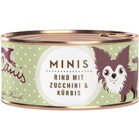 18x 100g Terra Canis Mini Rund met courgette en pompoen nat hondenvoer