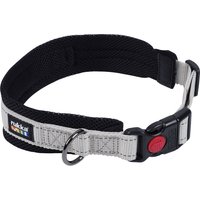 Collier Rukka® Bliss Eco, gris pour chien - taille L : tour de cou 55 - 65 cm, l 30 mm