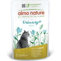 Almo Nature Holistic Urinary Help portionspåse - 6 x 70 g kalkon