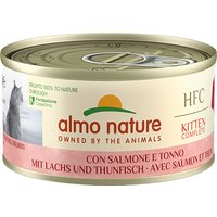 Almo Nature HFC Complete Kitten 6 x 70 g pour chaton - saumon, thon
