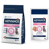 1,5 kg / 3 kg Advance Veterinary Diets Mini + 8 x 150 g passande våtfoder på köpet! Atopic (1,5 kg + 8 x 150 g)