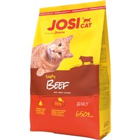 JosiCat Tasty Beef med nötkött - Ekonomipack: 2 x 650 g