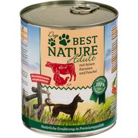 Lot Best Nature Adult 12 x 800 g pour chien - dinde, bœuf, carottes