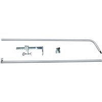 Trixie Fixation murale pour filet de protection, avec barre télescopique