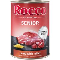 Rocco Senior 24 x 400 g - Pack Ahorro - Cordero y mijo