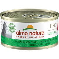 Almo Nature HFC Natural 24 x 70 g pour chat - thon, maïs