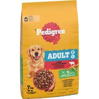 Lot de croquettes pour chien Pedigree - Adult bœuf, légumes (2 x 7 kg)