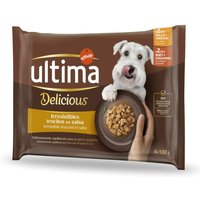 Ultima Fit & Delicious Mini Adult 44 x 100 g - Mix Kyckling + Nötkött