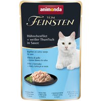 animonda vom Feinsten Adult i sås 18 x 50 g - Kycklingfilé & vit tonfisk i sås