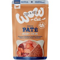Lot WOW Cat Adult 24 x 125 g pour chat - poulet, saumon