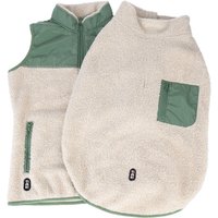 Vestes assorties Pet & Parent en sherpa de TIAKI, veste : taille S/M + manteau pour chien : longueur du dos 60 cm