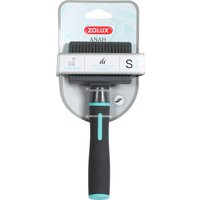 Brosse à slicker rétractable Zolux Anah taille S : L 7,5 x l 5 x h 18,5 cm pour chien