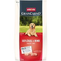 animonda GranCarno Senior med fjäderfä & nötkött - 12 kg