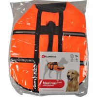 Gilet de sauvetage Flamingo, orange pour chien - taille XL : longueur du dos 45 cm environ