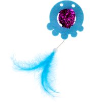 Jouet pour chat pieuvre avec plume TIAKI