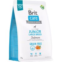 Brit Care Dog Grain-free Junior Large Breed Salmone & Patate Crocchette cane - 3 kg