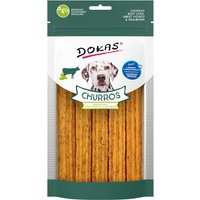 Churros au foie de bœuf, patate douce et vers de farine Dokas, friandises pour chiens env. 150 g