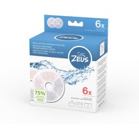 Zeus Cascade drinkfontein accessoires van roestvrij staal: Drievoudig actiefilter frameloos (6 stuks) Hond