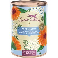 Ekonomipack Terra Canis Menu Floralis 12 x 400 g - Alpblomma: Nötkött